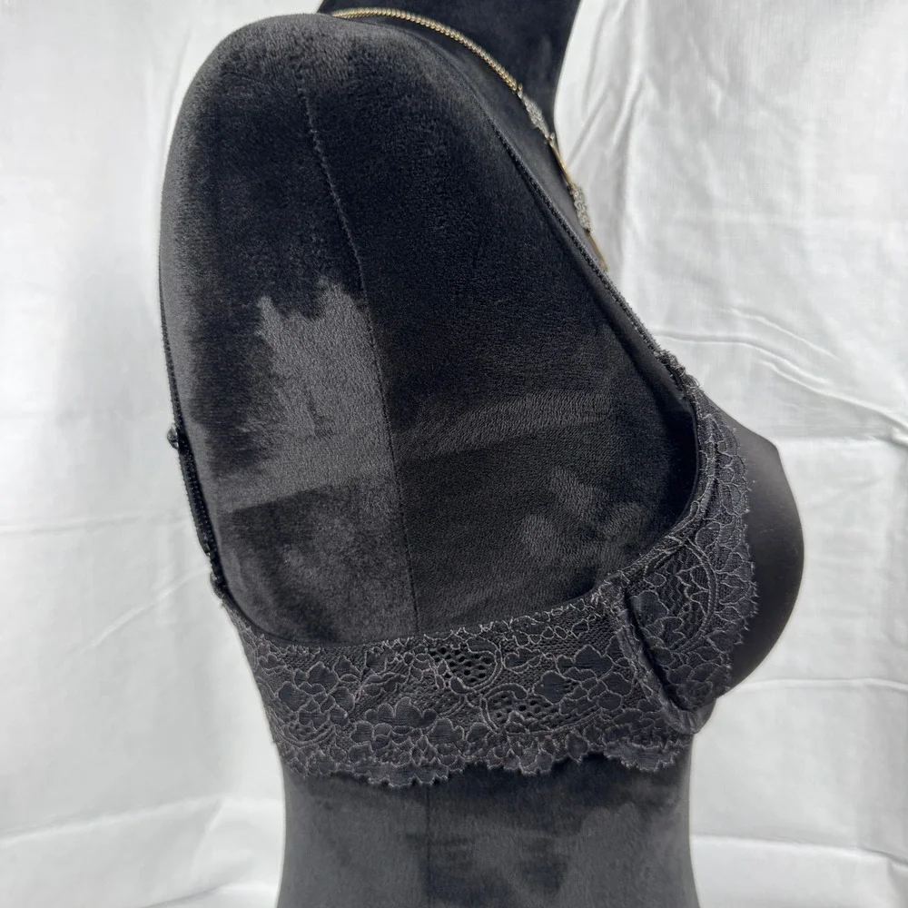 Victoria's Secret Dream Angels Push Up Womens Bra 34A Black Lace 325215-DL3